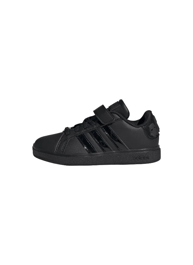 Adidas Adidas Star Wars Grand Court 2.0 El C Black Tennis Shoes For Kids Unisex 10K