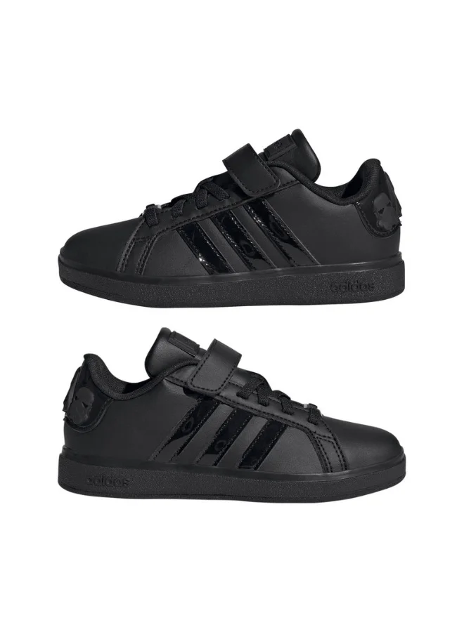 Adidas Star Wars Grand Court 2.0 El C Black Sportswear Shoes For Kids 10K