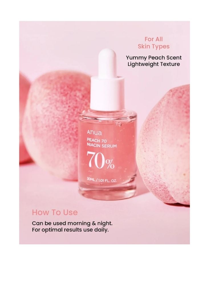 Premium Anua Peach 70 Niacin Serum – 30ml - Image 3