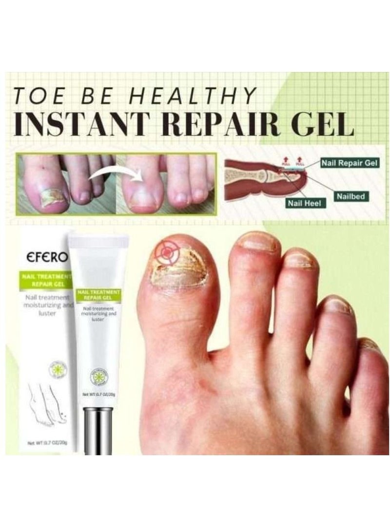 efero Nail Treatment and Repair Gel Instant Repair and Heal Nail Quickly 20g - Image 5
