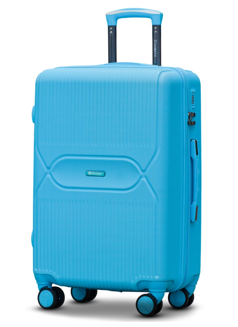 ZAAPPY - Lightweight 24 Inch (20-25 Kg) ABS Hardside Spinner Wheel Luggage 360 Movement With Wheel Lock System, Combination Lock,Trolley For Business Travel - Image 1