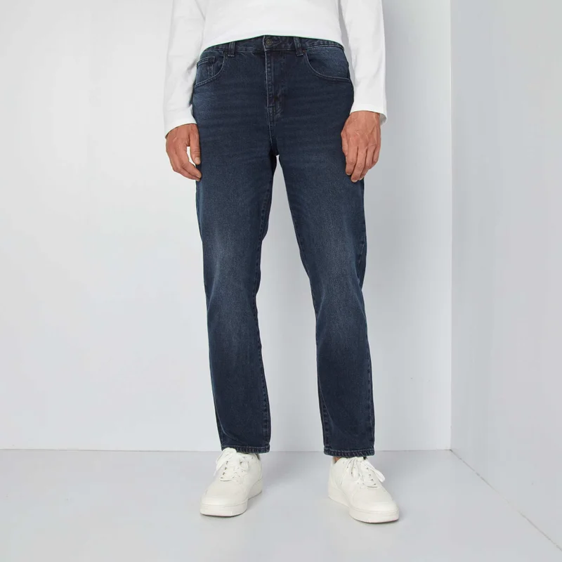 Kiabi Straight-Leg Jeans Blue