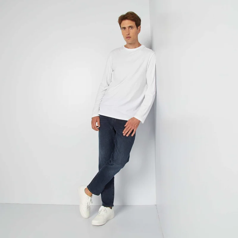 Kiabi Straight-Leg Jeans Blue