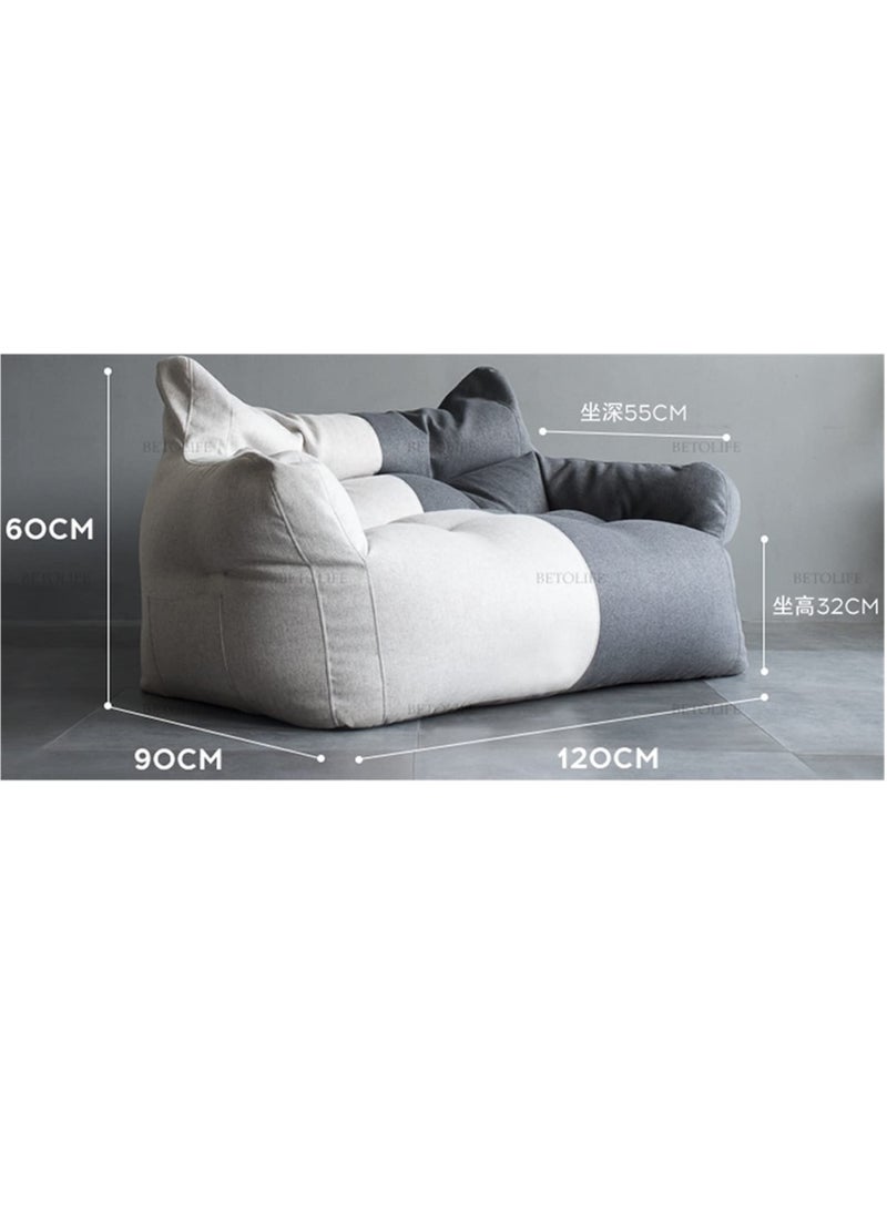 Arabest Two seater lazy susan chair that can accommodate adults. Large Lazy Portable Living Room or Home Furniture Cushion Sofa Chair  - Image 4