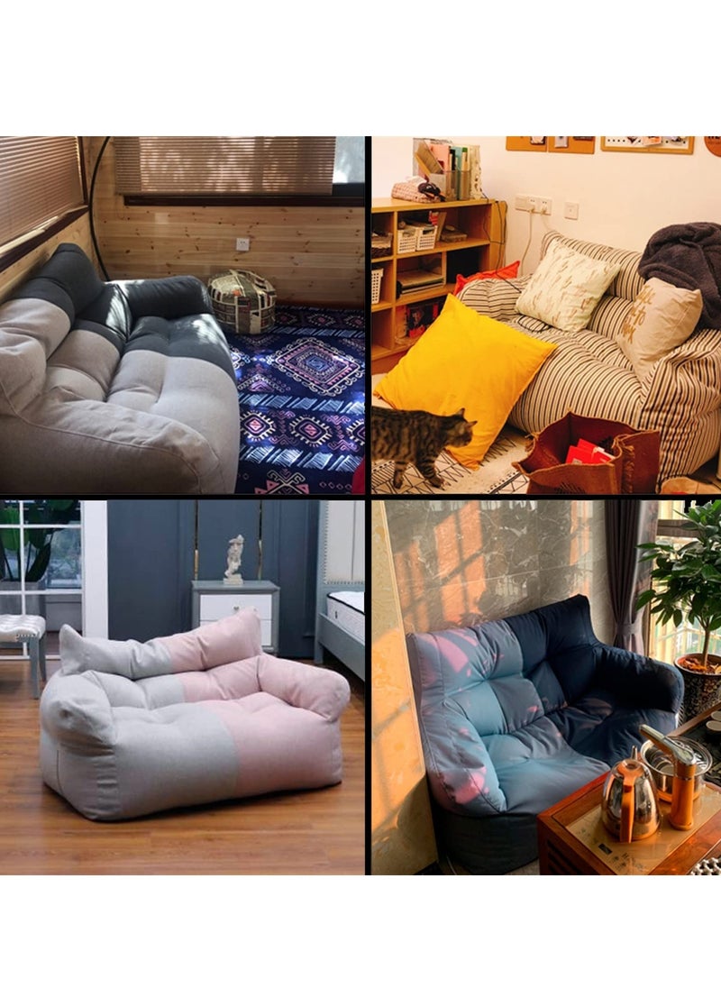 Arabest Two seater lazy susan chair that can accommodate adults. Large Lazy Portable Living Room or Home Furniture Cushion Sofa Chair  - Image 2