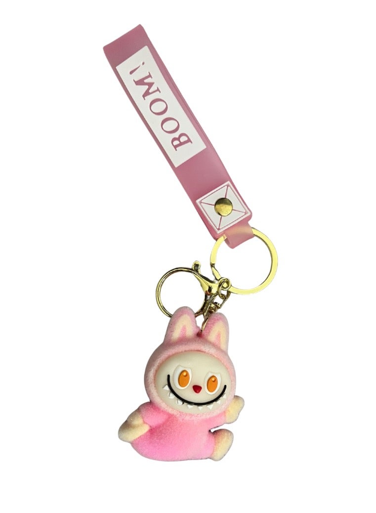 BOOM! Labubu Small 3-Piece Keychain Set – Cute Mini Character Accessories - Image 2