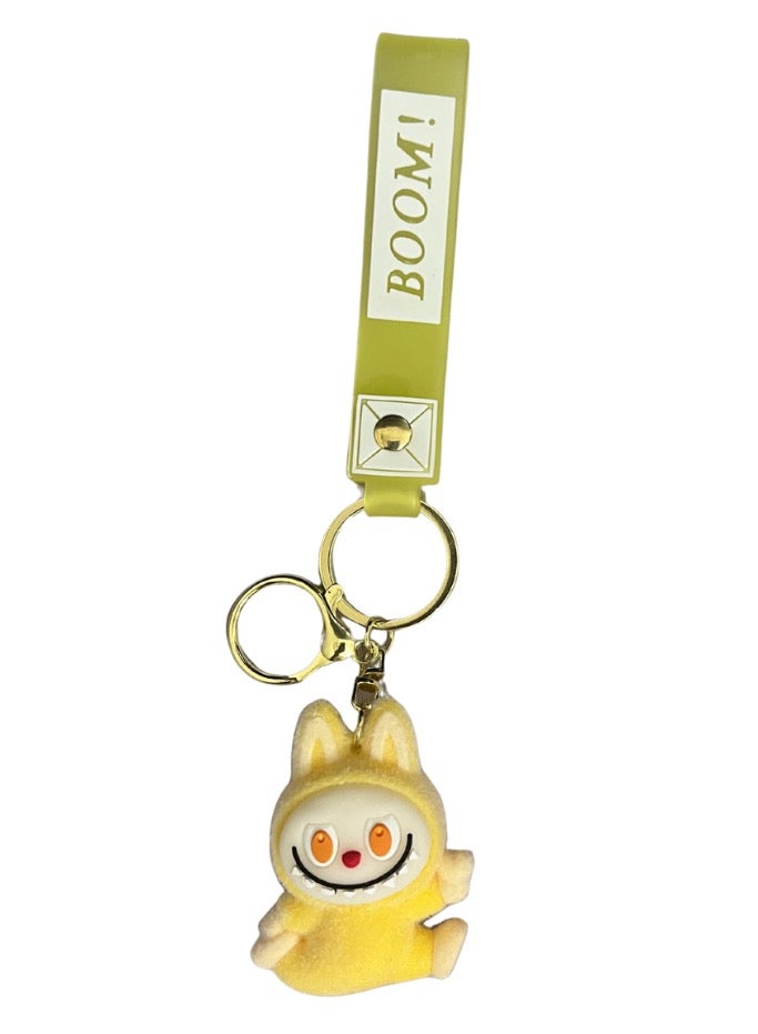 BOOM! Labubu Small 3-Piece Keychain Set – Cute Mini Character Accessories - Image 3