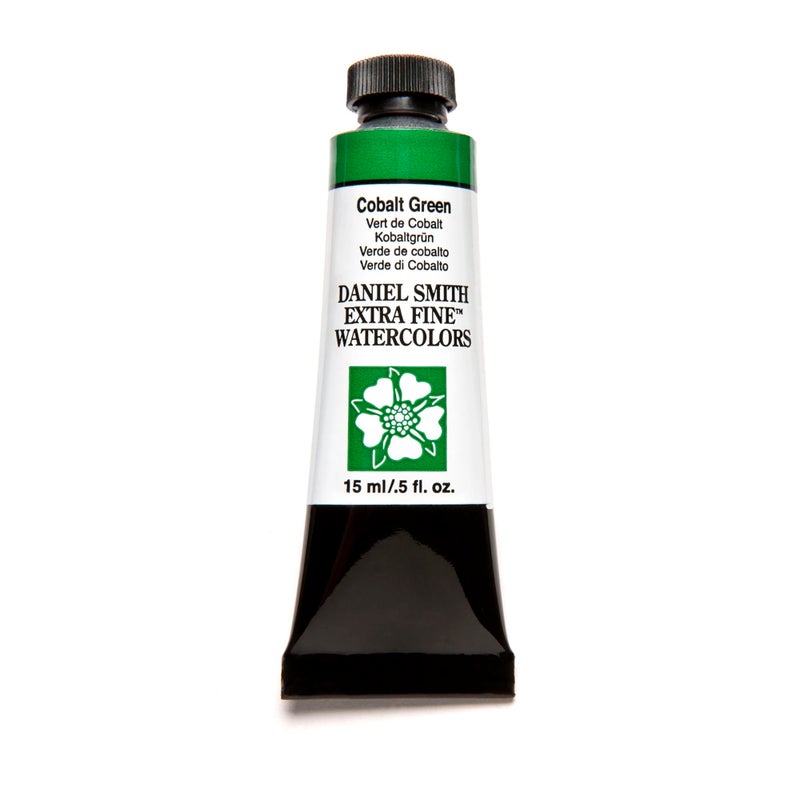 Daniel Smith Extra Fine Watercolor Paint 15ml Tube Cobalt Green 284600026 051 Fl Oz Pack of 1