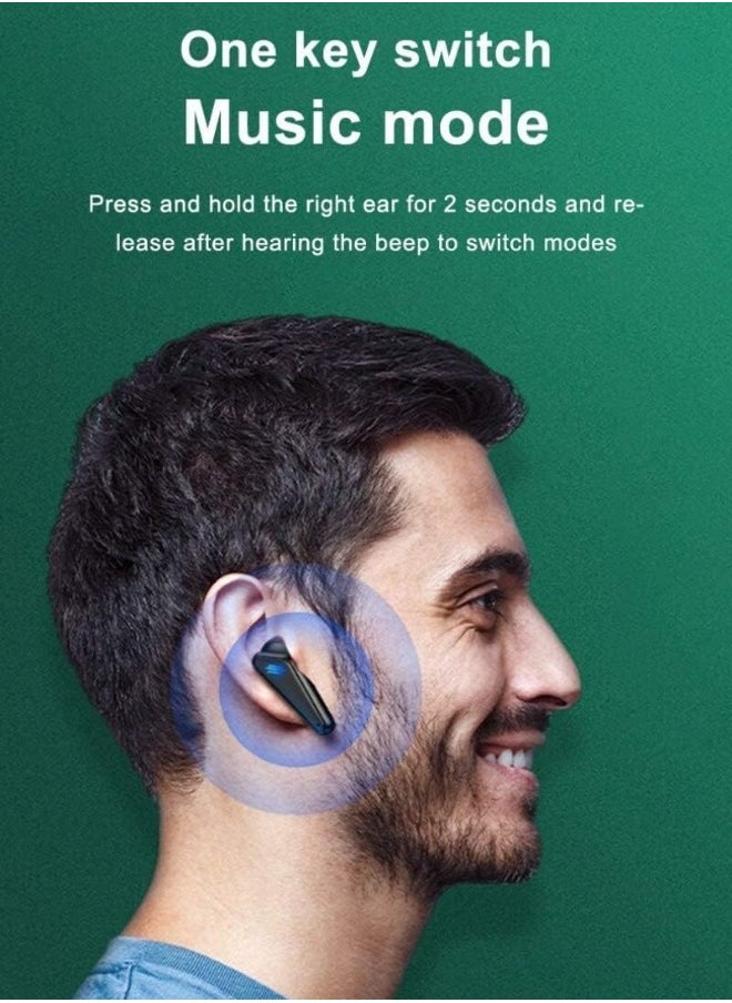 Generic - K55 Upgraded Low Latency Earphones Bluetooth Wireless Headphone For Smartphone Sport Gaming Headsets TWS Earbuds With Microphone - Image 1