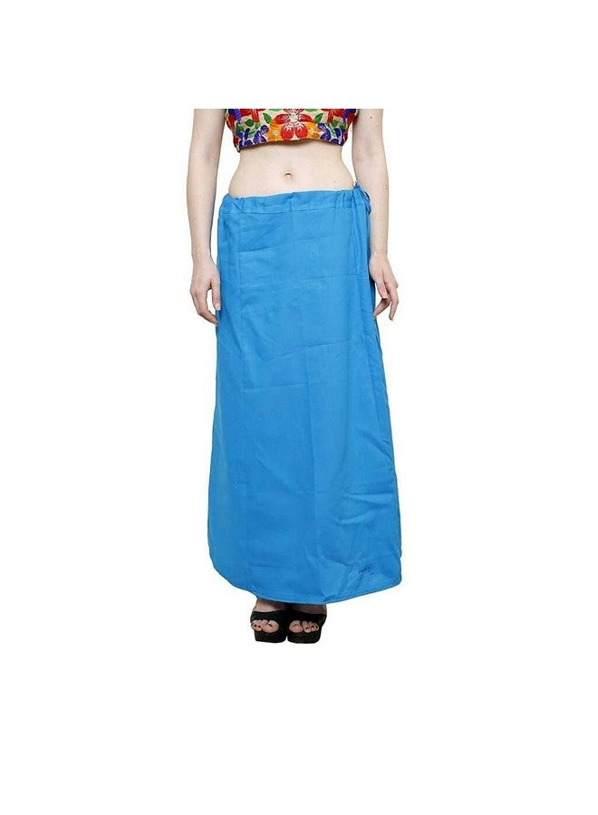 EFASHIONS Women's Cotton Inskirt Saree Petticoats Combo (Pack of 5) Red, Black, Green, Sky Blue and Yellow (Free Size) - Image 5