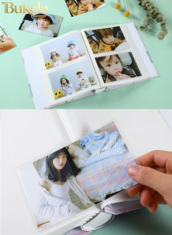 Bukela 200 Pockets Stamping Photo Album for 6 Inches Photos Portable Photo Album for Family Wedding Boys Girls - Image 5