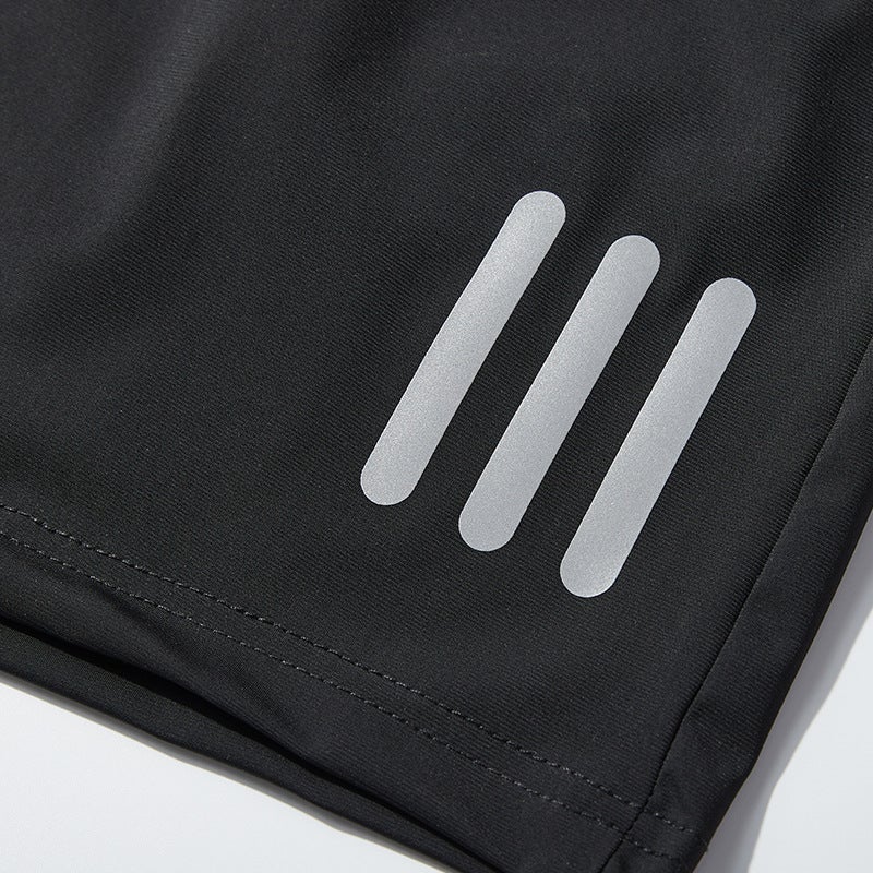 Men's quick-drying shorts men's leisure sports ice silk shorts sports running fitness shorts men's large size 8XL custom black 6XL - Image 2