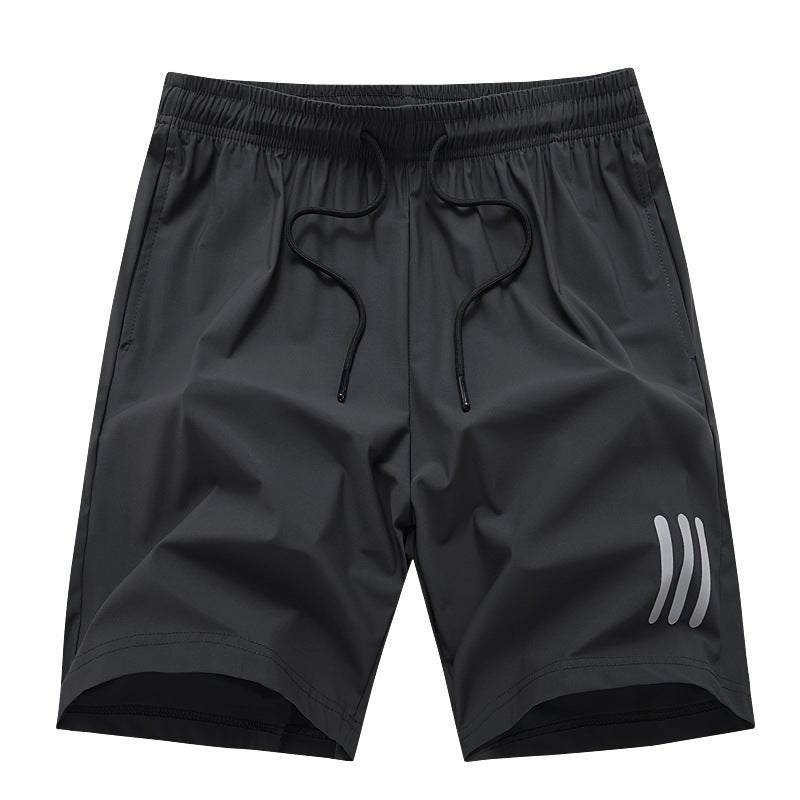 Men's quick-drying shorts men's leisure sports ice silk shorts sports running fitness shorts men's large size 8XL custom black 6XL - Image 5