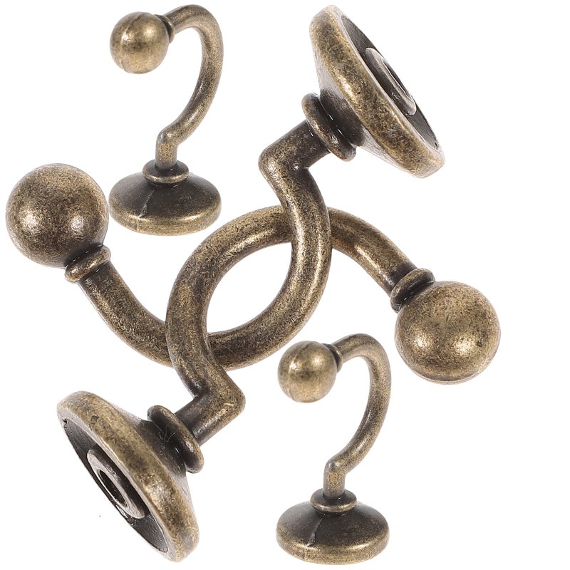 4PCS Curtain Hooks Retro Hook For Curtain Living Room Home Accessories - Image 3