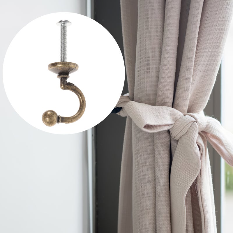 4PCS Curtain Hooks Retro Hook For Curtain Living Room Home Accessories - Image 1