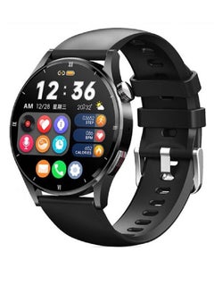 New Bluetooth Call Men Sports Fitness Tracker IP67 Waterproof Smartwatch For IOS Android - Black