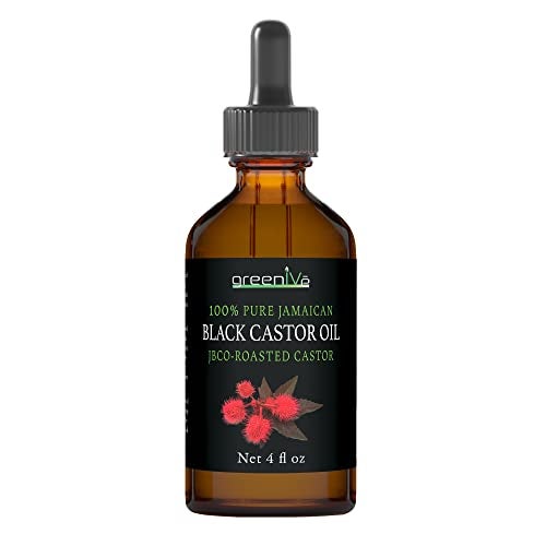 GreenIVe Organically Grown Jamaican Black Castor Oil JBCO 100% Pure Glass Bottle Cold Pressed Amazin Results (4 Ounce) - Image 2
