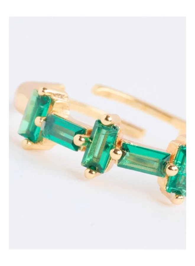 Jimmy Key  Elegant ring with green stone. for Women | Best Price UAE