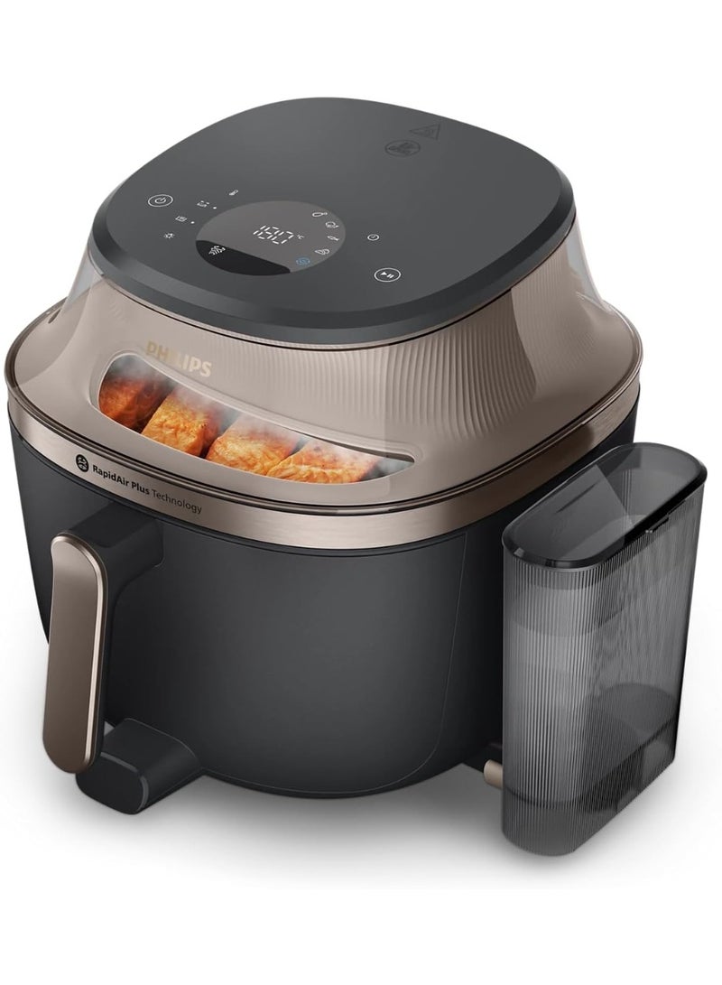 Philips Airfryer 5000 Series 7.2L with Steam and Rail (NA547/07) 7.2 L 2000 W NA547/07 black - Image 1