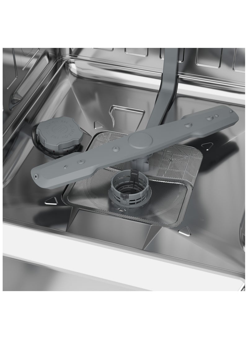 Beko Dishwasher - 13 Place Settings Full Size - 60 cm - 5 Programs - Digital LED Screen - Glass Shield - Tub DVN05325X Inox - Image 3
