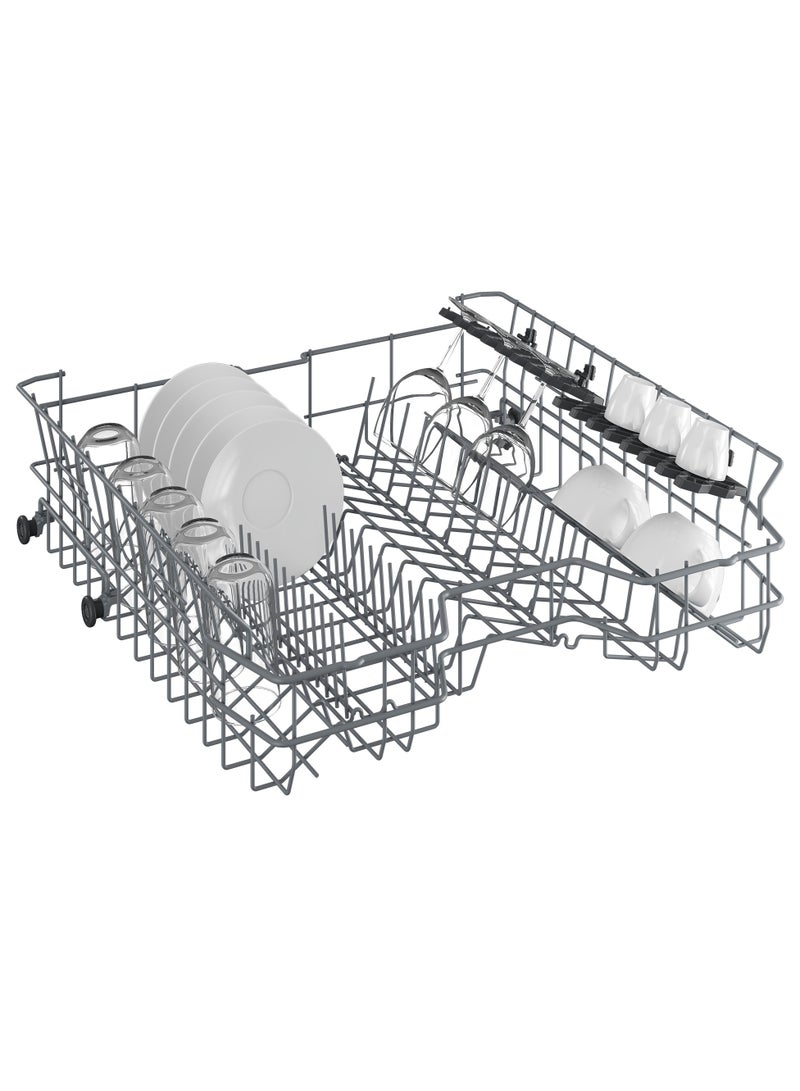 Beko Dishwasher - 13 Place Settings Full Size - 60 cm - 5 Programs - Digital LED Screen - Glass Shield - Tub DVN05325X Inox - Image 5