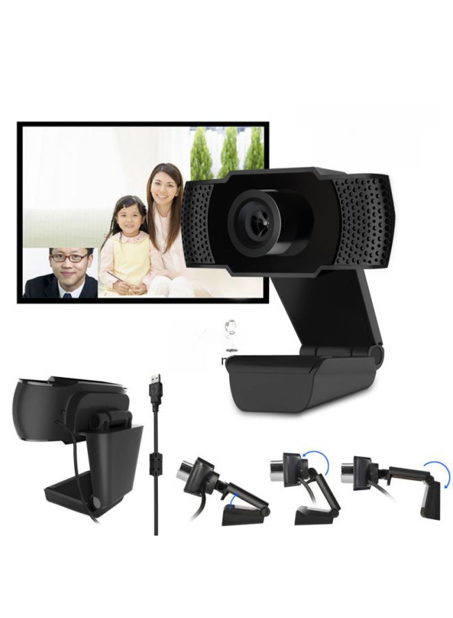 USB Computer Camera Microphone Integrated Desktop Notebook HD 1080p Online Class Live Conference Professional Wholesale-Color:K61(1080P) With Neutral English Color Box - Image 4