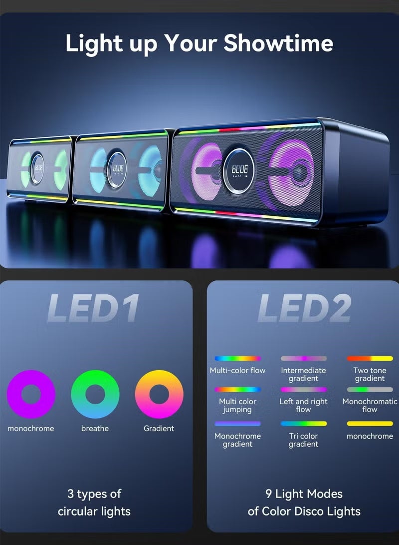 سدرد جهاز كاريوكي مزود بميكروفونين لاسلكيين UHF، نظام مكبر صوت محمول مزود بتقنية البلوتوث مع أضواء LED للحفلات المنزلية، والمناسبات الخارجية/الداخلية/حفلات الزفاف، والكنائس، وهدايا أعياد الميلاد - Image 2