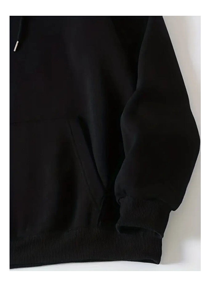 Attack on Titan Zip Up Hoodie for Men/Women - Anime Survey Corps Wings of Freedom Graphic Jacket with Japanese Text & Oversized Fit - Black Streetwear Casual Top for Cosplay, Daily Wear & Gifts for AOT Fans - Image 4