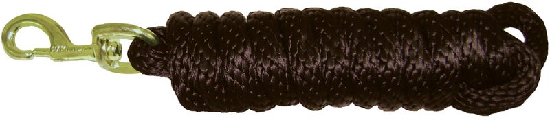 Hamilton Poly Lead with Bolt Snap Brown 58 Thick x 10 Long