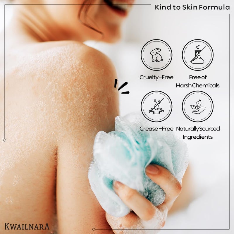 Kwailnara Dalgona Sugar Cookie Body Wash â€“ Korean Body Wash With Black Sugar Extract for Exfoliated and Refreshed Skin 560 g / 19.75 oz. - Image 5