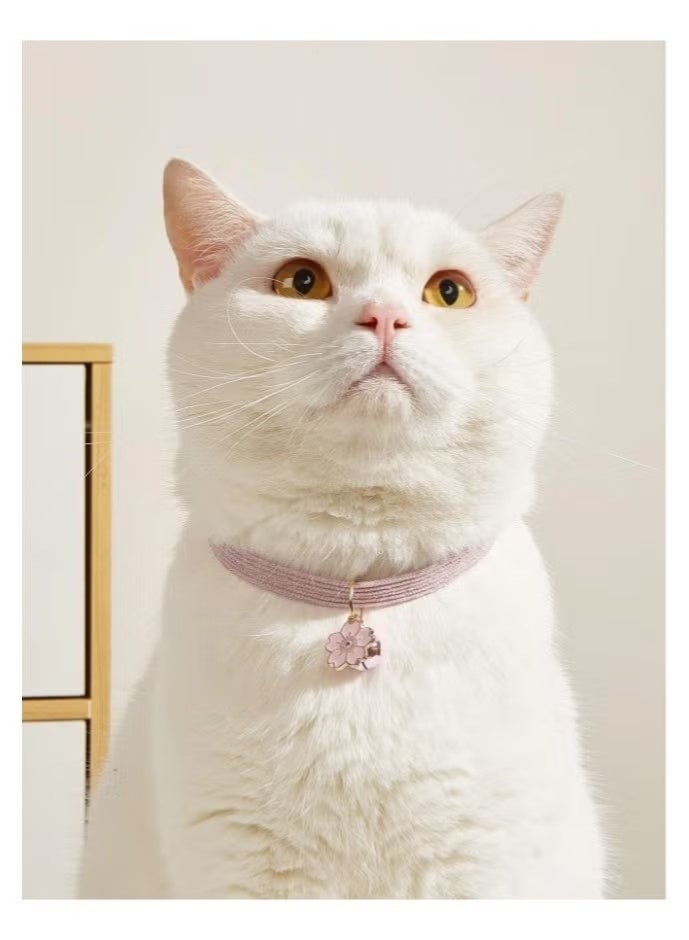 Cute cat collar with bell. Adjustable size. Anti-choking, suitable for cats and other small pets - Image 1