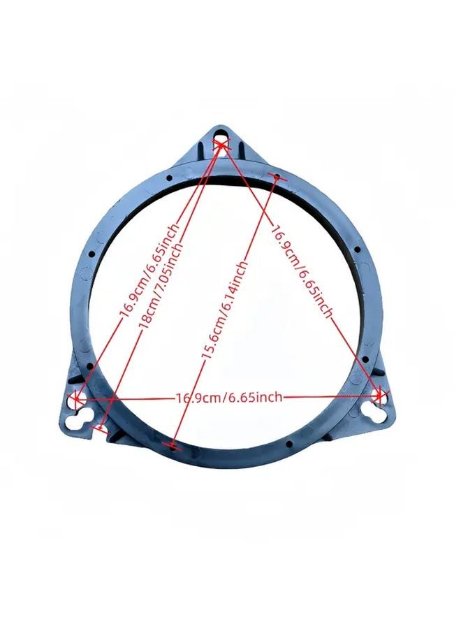 6 5 Inch Speaker Mounting Kit Non Destructive Installation Gasket Washer Two Pack - Image 4