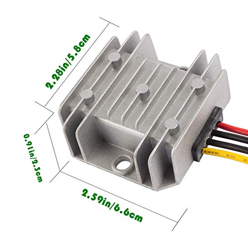 MGGi DC/DC Voltage Reducer Converter 12V 24V Step Down to 6V 10A 60W, Power Supply Module Buck Transformer, Waterproof, for Golf Cart, Forklifts, Car - Image 4