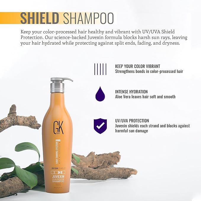 GK Hair Hydrate Moisturizing Shampoo for Colour Treated By GK HAIR Helps in Maintaining Nourishing After Keratin Scalp Treatment Shampoos Dry Curly Hair Paraben Sulfate Free for Men and Women 300ml - Image 3