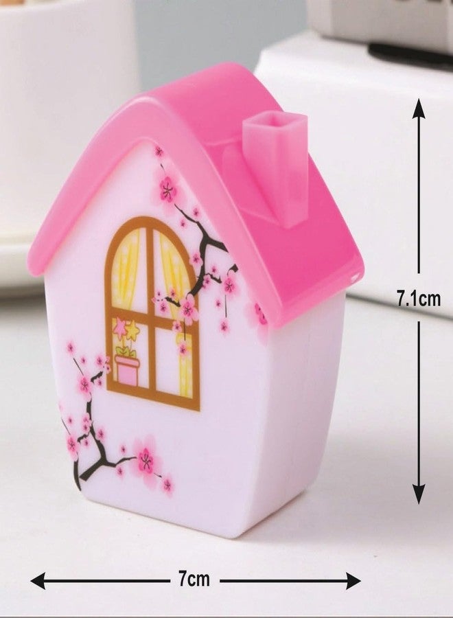 AtneP House Shape LED Night Lamp for Kids Bedroom (Energy Saving, On/Off Button, Plugin, White Light, 7cm) - Image 5