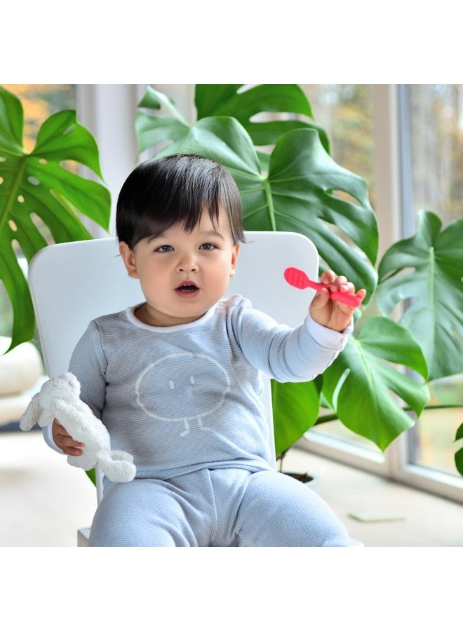 Youngever 5 Pack Silicone Baby Learning Spoons, Self Feeding Spoon, Unbreakable Silicone Learning Spoons for Kids Aged 6+ Months - Image 4