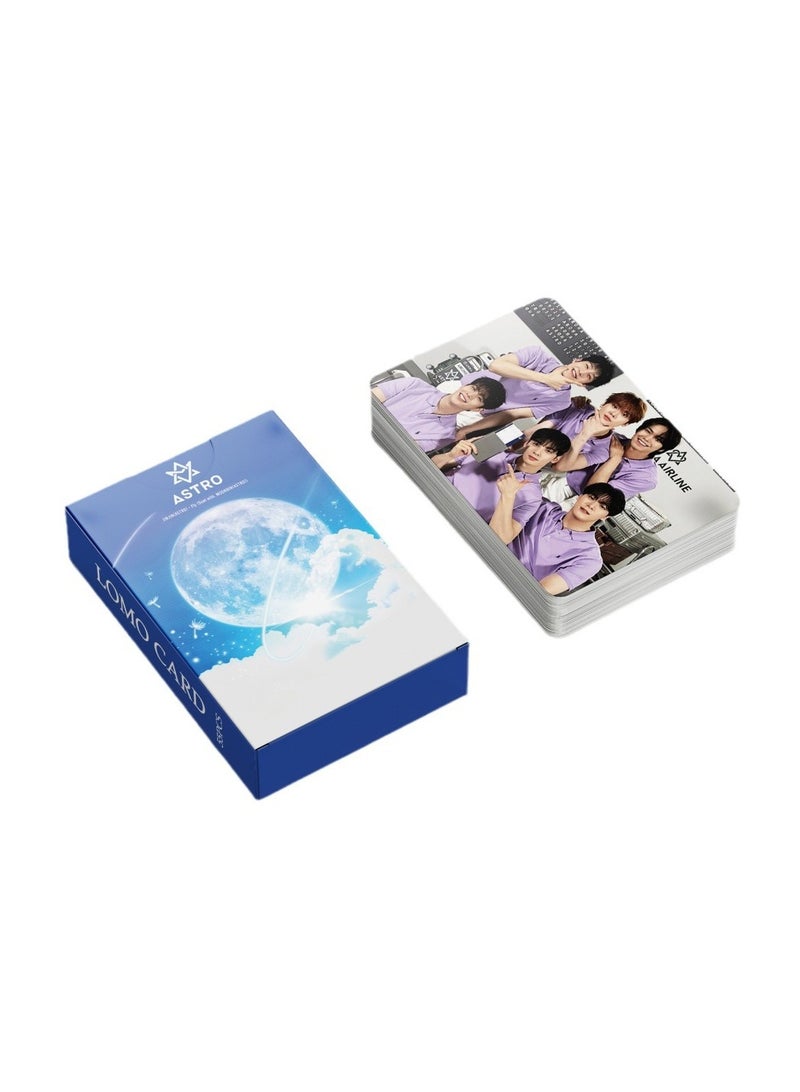 NIBEMINENT 55 Pcs Kpop Astro Cha EunWoo Lomo Cards Card For Fans Collection Gifts - Image 3