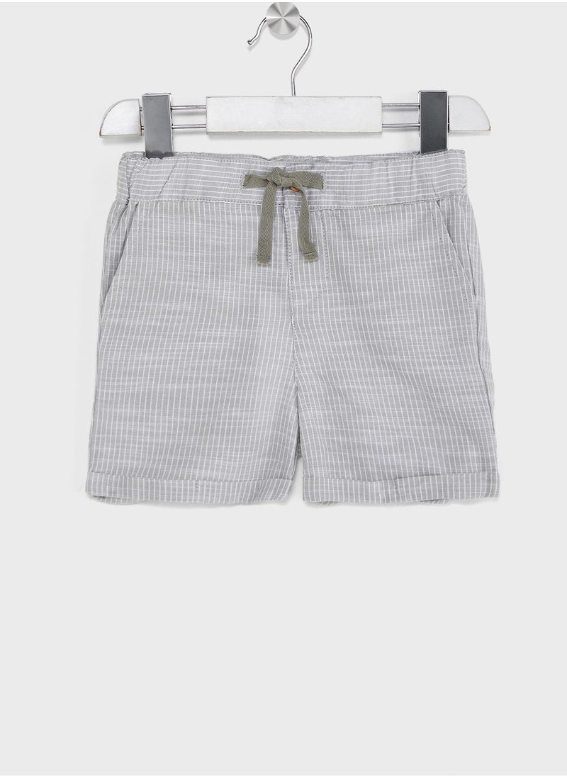 NAME IT - Kids Striped Casual Shorts - Image 1