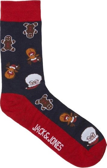 Jack Jones Navy Blue Men's 5-Piece Socks 12246937 - Image 4