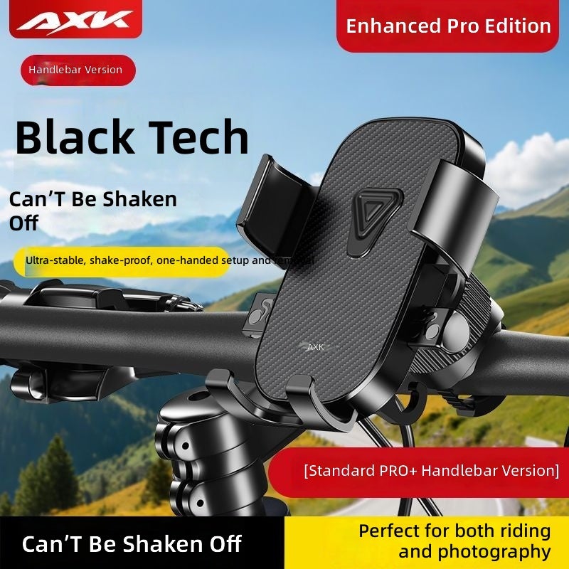 AXK Electric Scooter Motorcycle Bike Phone Mount - Shockproof Navigation Holder
