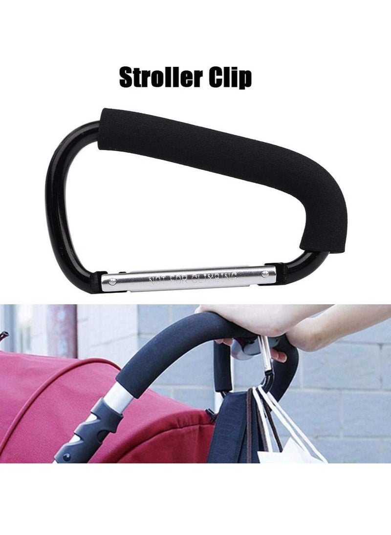 Stroller hook to hang bags and diaper bags, ultra light, high quality. It is the best gadget for moms, harness hook compatible with all strollers