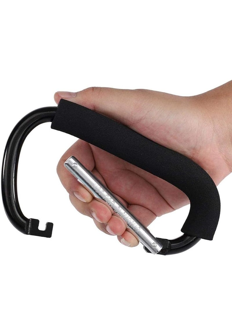 Stroller hook to hang bags and diaper bags, ultra light, high quality. It is the best gadget for moms, harness hook compatible with all strollers