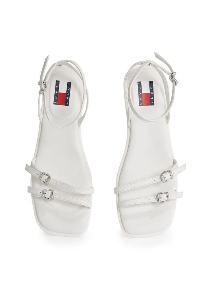 TOMMY JEANS Noho Ankle Strap Low Heel Sandals