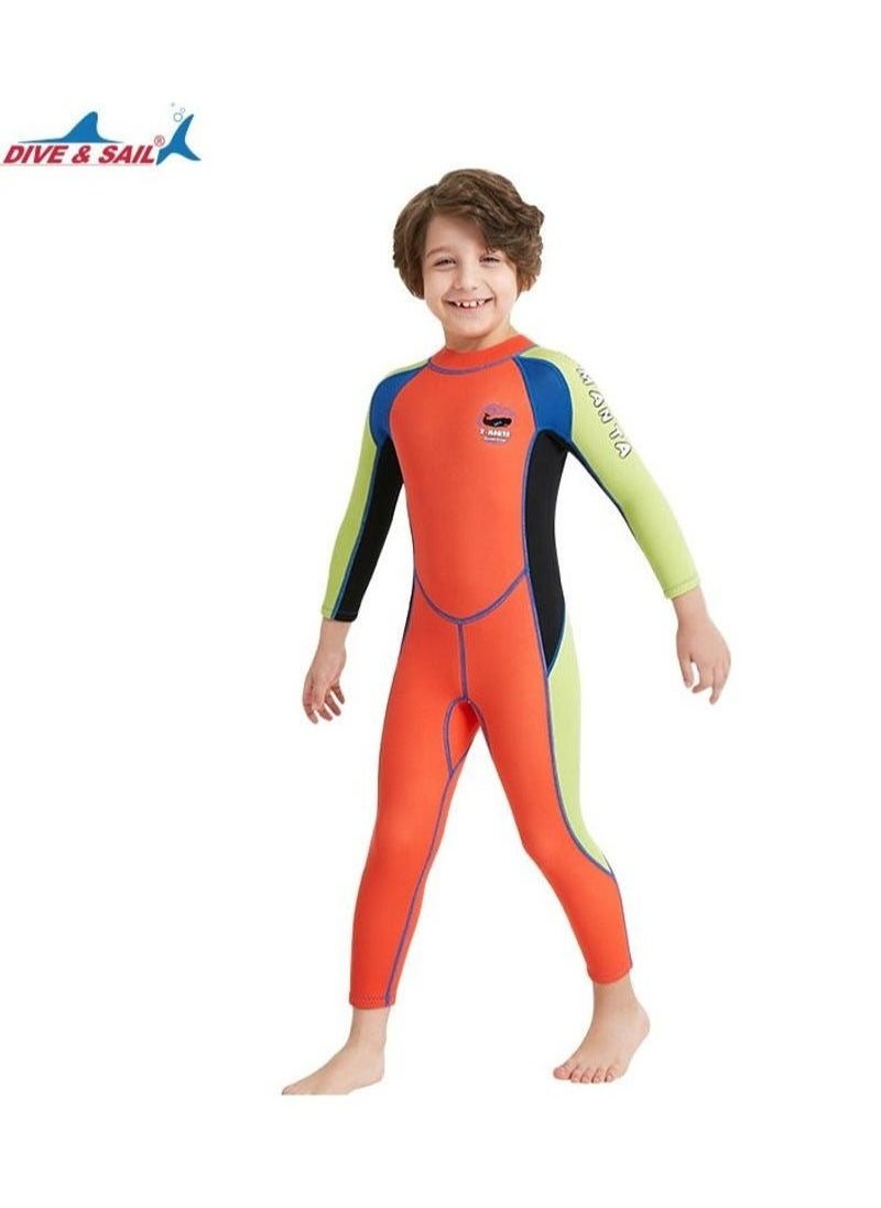 DIVE & SAIL & SAIL 2.5MM Keep Warm Children Diving Suit Three-layer High Elastic Wetsuit For Boys  - Image 2