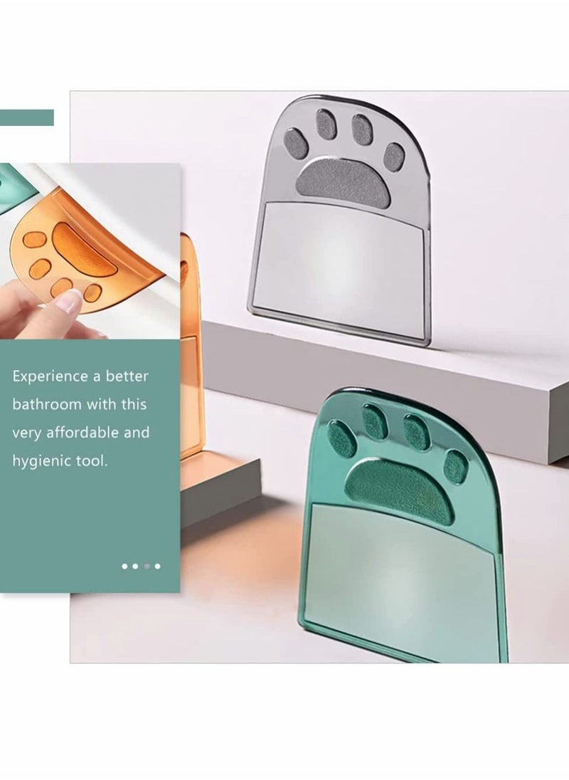 Excefore - Toilet Cover Lifter, 6 Pcs Cat Paw Toilet Seat Lifter Plastic Toilet Lid Lifters Avoid Touching Self adhesive Hygiene for Office, Hotel and Home - Image 1
