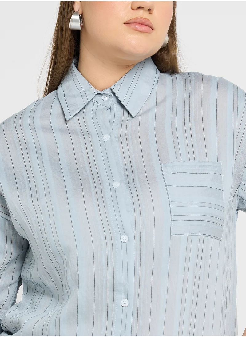 Ella Plus Button Down Shirt