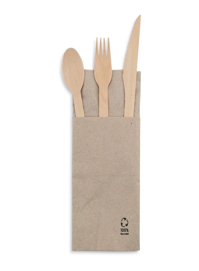 BIOZOYG Wooden Spoons 100 Pcs 6.5 Inch - Soup Spoons Biodegradable Compostable - Wooden Spoon Set Disposable Soup Spoons Party Cutlery for Events, Partys, Weddings - Image 3