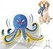 Qraxond Interactive Dog Toys OctopusDurable Automatic Jumping Dog Toy to Keep Them BusySqueaky Moving Tug of War Doggie ToyUSB RechargeableNot for Aggressive Chewers Blue - Image 3