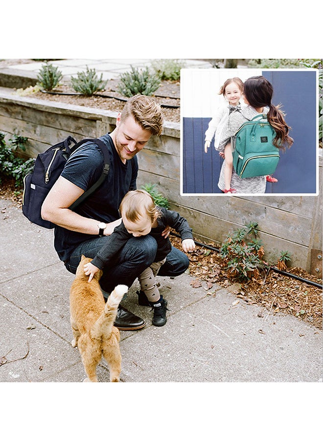 اليشمك حقيبة ظهر للأمومة ذات سعة كبيرة متعددة الوظائف لحفاضات الأطفال مع مواد عالية الجودة - Image 5