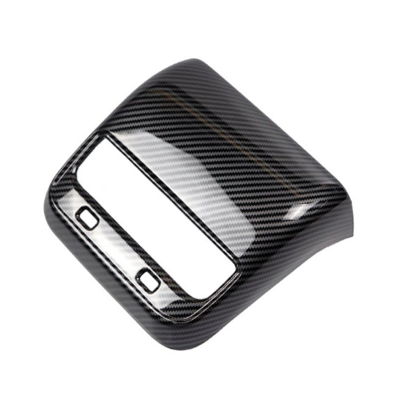 Rear Air Vent Frame Cover Carbon Fiber Replacement for Tesla Model Y - Image 1